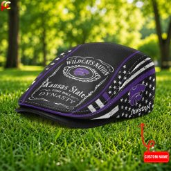 Kansas State Wildcats NCAA Premium Jeff Cap, Flat Cap M88