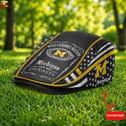 Michigan Wolverines NCAA Premium Jeff Cap, Flat Cap M88