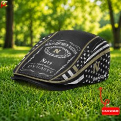 Navy Midshipmen NCAA2 Premium Jeff Cap, Flat Cap M88
