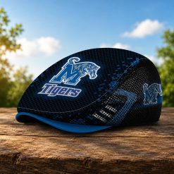 Memphis Tigers NCAA3 Mesh Flat Cap, Golf Mesh Cap M03