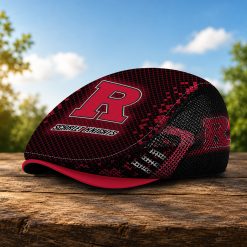 Rutgers Scarlet Knights NCAA3 Mesh Flat Cap, Golf Mesh Cap M03