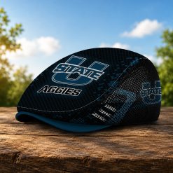 Utah State Aggies NCAA3 Mesh Flat Cap, Golf Mesh Cap M03