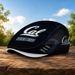 California Golden Bears NCAA2 Mesh Flat Cap, Golf Mesh Cap M03