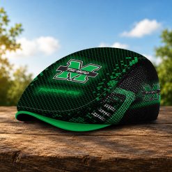Marshall Thundering Herd NCAA2 Mesh Flat Cap, Golf Mesh Cap M03