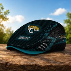 Jacksonville Jaguars NFL Mesh Flat Cap, Golf Mesh Cap M03