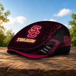 USC Trojans NCAA2 Mesh Flat Cap, Golf Mesh Cap M03