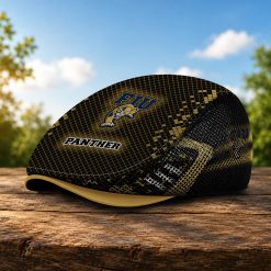 Fiu Golden Panthers NCAA4 Mesh Flat Cap, Golf Mesh Cap M03