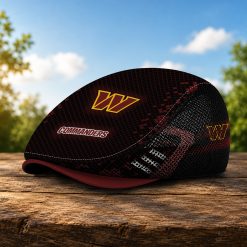 Washington Commanders NFL Mesh Flat Cap, Golf Mesh Cap M03