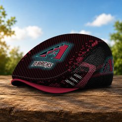 Arizona Diamondbacks MLB Mesh Flat Cap, Golf Mesh Cap M03