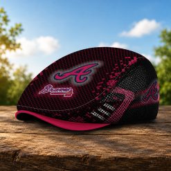 Atlanta Braves MLB Mesh Flat Cap, Golf Mesh Cap M03