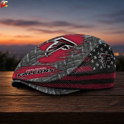 Atlanta Falcons NFL Mesh Flat Cap, Golf Mesh Cap M04