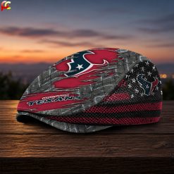 Houston Texans NFL Mesh Flat Cap, Golf Mesh Cap M04