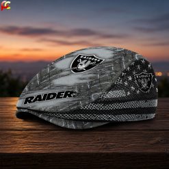 Las Vegas Raiders NFL Mesh Flat Cap, Golf Mesh Cap M04