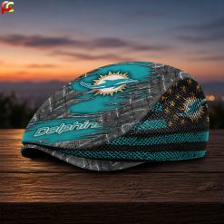 Miami Dolphins NFL Mesh Flat Cap, Golf Mesh Cap M04