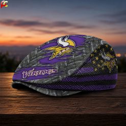 Minnesota Vikings NFL Mesh Flat Cap, Golf Mesh Cap M04