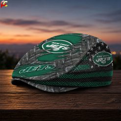 New York Jets NFL Mesh Flat Cap, Golf Mesh Cap M04