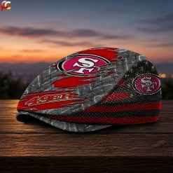 San Francisco 49ers NFL Mesh Flat Cap, Golf Mesh Cap M04
