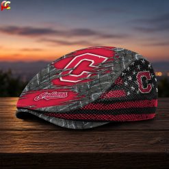 Cleveland Indians MLB Mesh Flat Cap, Golf Mesh Cap M04