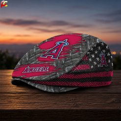 Los Angeles Angels MLB Mesh Flat Cap, Golf Mesh Cap M04