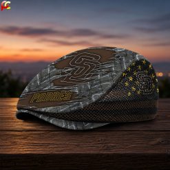 San Diego Padres MLB Mesh Flat Cap, Golf Mesh Cap M04