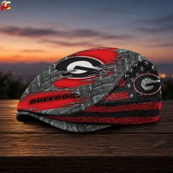 Georgia Bulldogs NCAA Mesh Flat Cap, Golf Mesh Cap M04