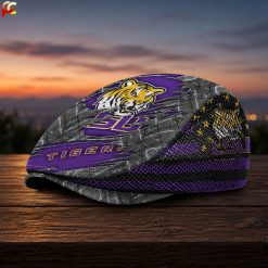 LSU Tigers NCAA Mesh Flat Cap, Golf Mesh Cap M04