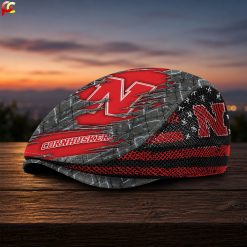 Nebraska Cornhuskers NCAA Mesh Flat Cap, Golf Mesh Cap M04