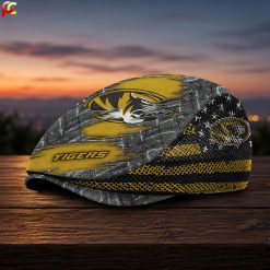 Missouri Tigers NCAA2 Mesh Flat Cap, Golf Mesh Cap M04