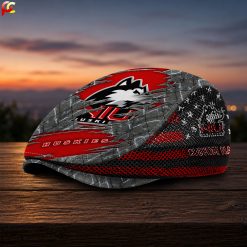 Northern Illinois Huskies NCAA2 Mesh Flat Cap, Golf Mesh Cap M04