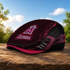 Los Angeles Angels MLB Mesh Flat Cap, Golf Mesh Cap M03