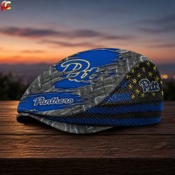 Pittsburgh Panthers NCAA2 Mesh Flat Cap, Golf Mesh Cap M04