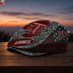 Texas AM Aggies NCAA2 Mesh Flat Cap, Golf Mesh Cap M04