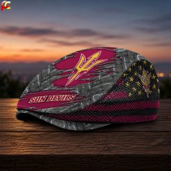 Arizona State Sun Devils NCAA3 Mesh Flat Cap, Golf Mesh Cap M04