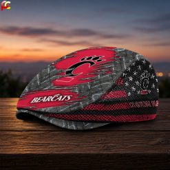 Cincinnati Bearcats NCAA3 Mesh Flat Cap, Golf Mesh Cap M04