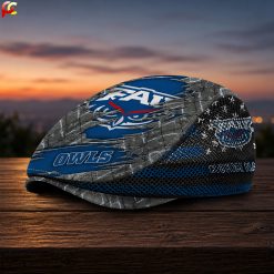 Florida Atlantic Owls NCAA3 Mesh Flat Cap, Golf Mesh Cap M04
