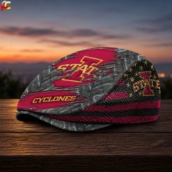 Iowa State Cyclones NCAA3 Mesh Flat Cap, Golf Mesh Cap M04