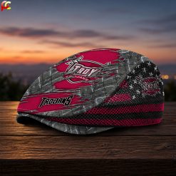 Troy Trojans NCAA3 Mesh Flat Cap, Golf Mesh Cap M04