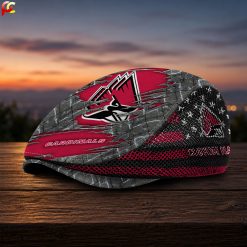 Ball State Cardinals NCAA4 Mesh Flat Cap, Golf Mesh Cap M04