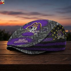 East Carolina Pirates NCAA4 Mesh Flat Cap, Golf Mesh Cap M04