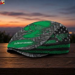 North Texas Mean Green NCAA4 Mesh Flat Cap, Golf Mesh Cap M04