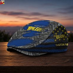 Toledo Rockets NCAA4 Mesh Flat Cap, Golf Mesh Cap M04