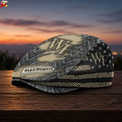 Wake Forest Demon Deacons NCAA4 Mesh Flat Cap, Golf Mesh Cap M04