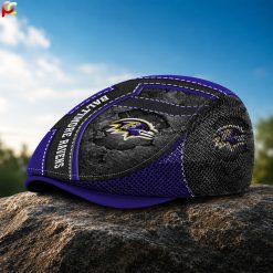 Baltimore Ravens NFL Flat Mesh Cap, Golf Mesh Cap M05