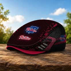Philadelphia Phillies MLB Mesh Flat Cap, Golf Mesh Cap M03