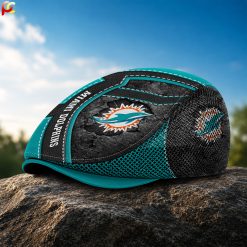 Miami Dolphins NFL Flat Mesh Cap, Golf Mesh Cap M05