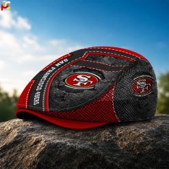 San Francisco 49ers NFL Flat Mesh Cap, Golf Mesh Cap M05