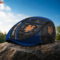 New York Mets MLB Flat Mesh Cap, Golf Mesh Cap M05