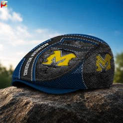Michigan Wolverines NCAA Flat Mesh Cap, Golf Mesh Cap M05