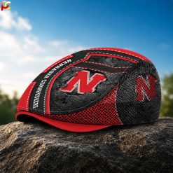 Nebraska Cornhuskers NCAA Flat Mesh Cap, Golf Mesh Cap M05