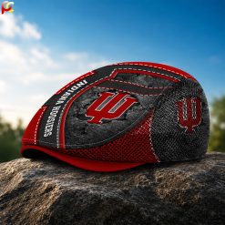 Indiana Hoosiers NCAA2 Flat Mesh Cap, Golf Mesh Cap M05